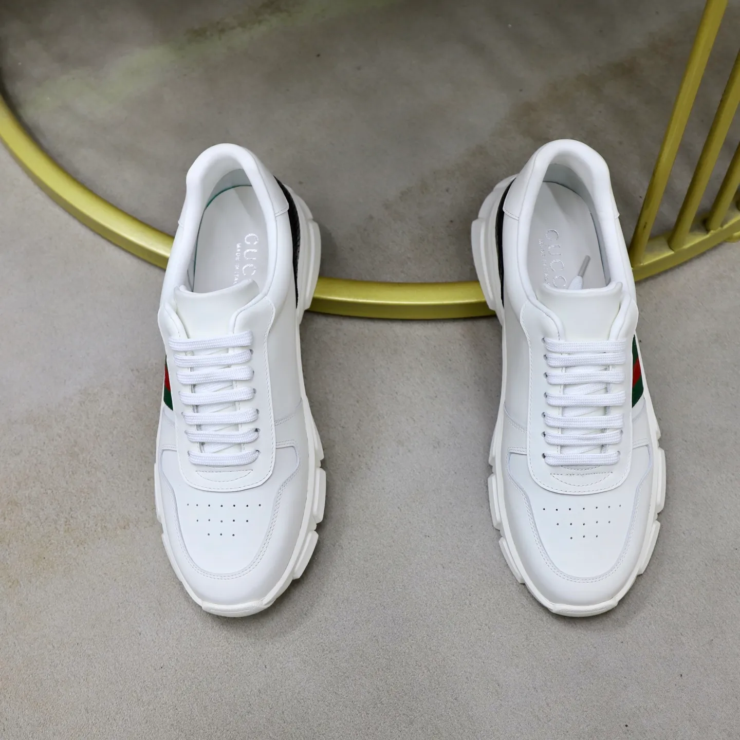 Ex-factory price: 540💰💰🙅‍♂️🙅‍♂️🙅‍♂️ Brand: GUCCI Standard code: 38-44 (45 customized) Grade: Same as the official website Material: Cowhide stitching Comfortable and breathable sheepskin lining Lightweight and wear-resistant sports outsole Style category: Men's fashionable casual shoes Running sports shoes Distinguished luxury brand elements Top luxury color: actual picture color
